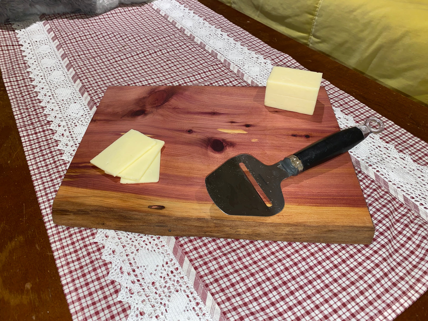 Looking to be the best host among your friend group? Add our new charcuterie boards to your table filled with the best cheeses, meats and fruits. The fresh cedar scent is just a bonus!